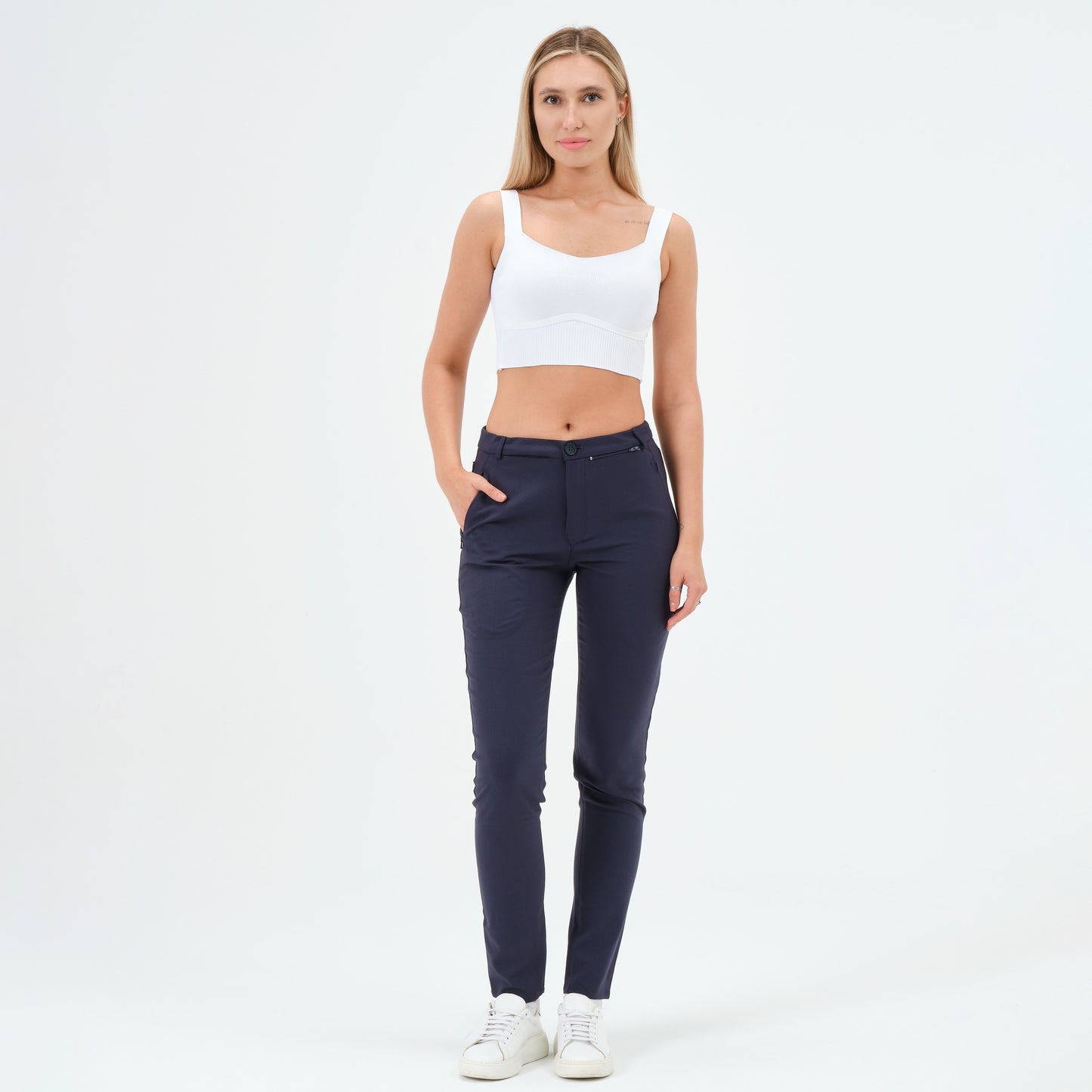 Women's Merino Wool Elope Pant Blue/Black/Grey