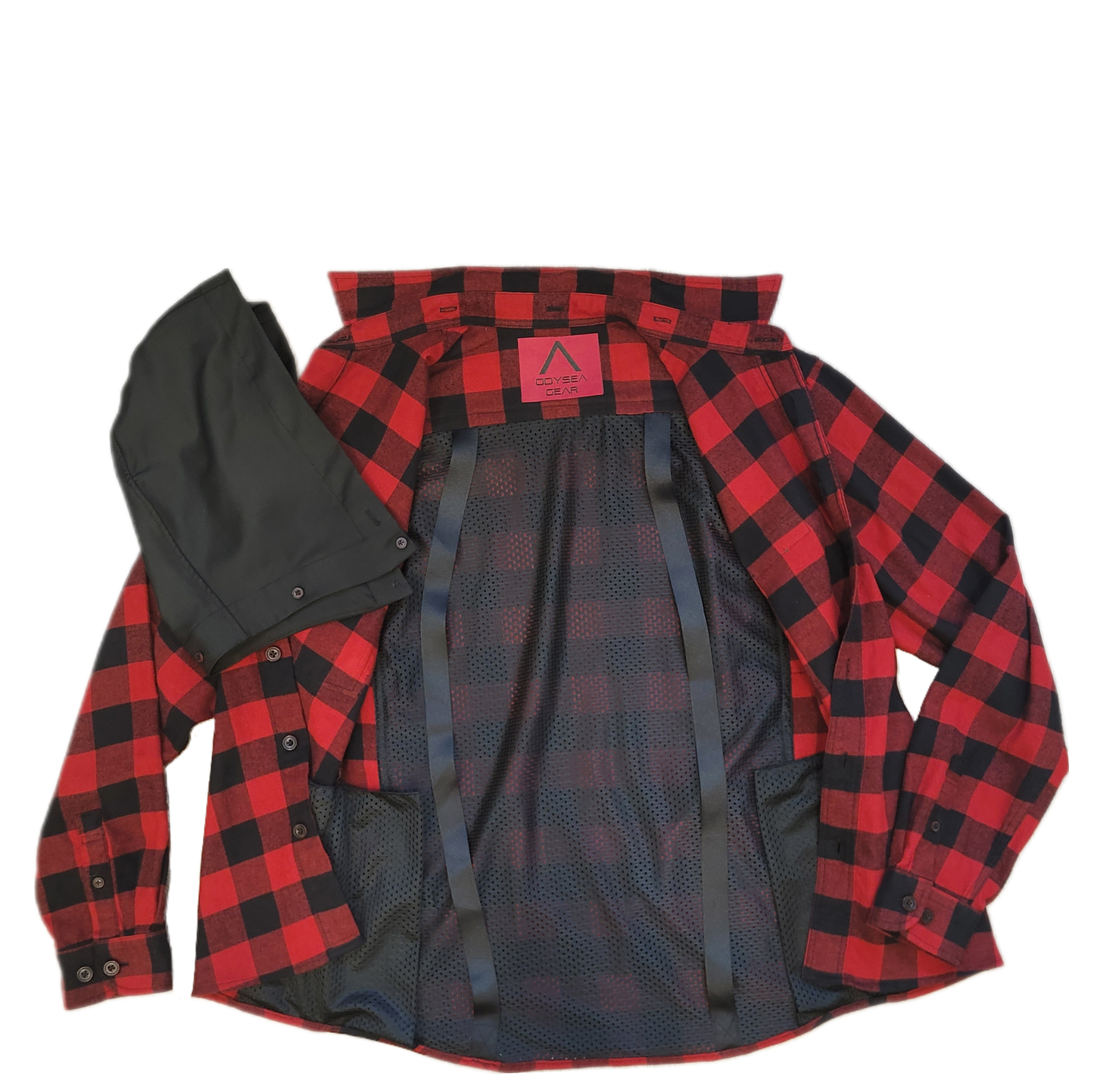 Voyager - Merino Wool Plaid Shirt (Detachable Hood)