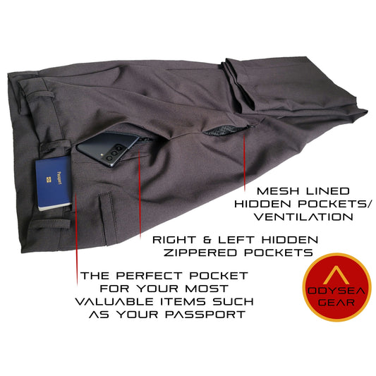 Merino Wool Pant V2 Blue/Grey/Black