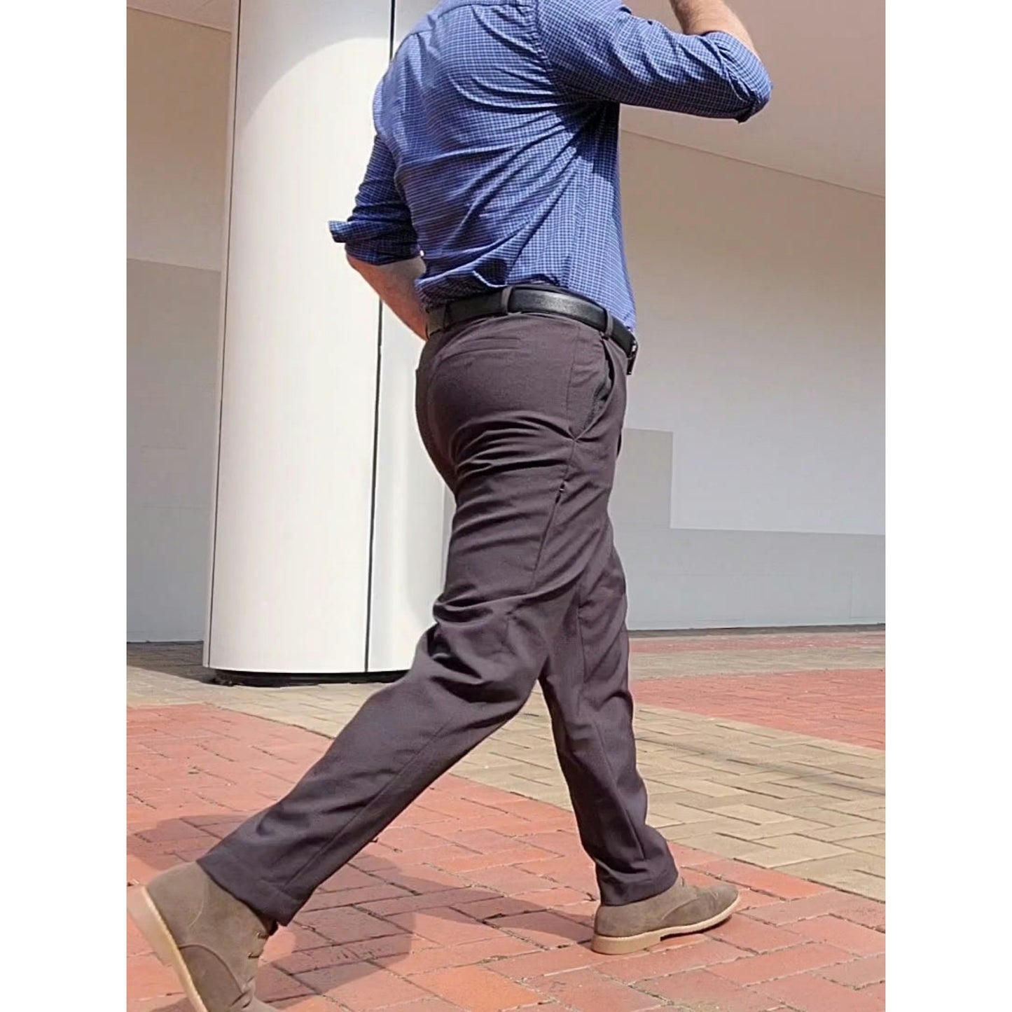 Merino Wool Pant V2 Blue/Grey/Black