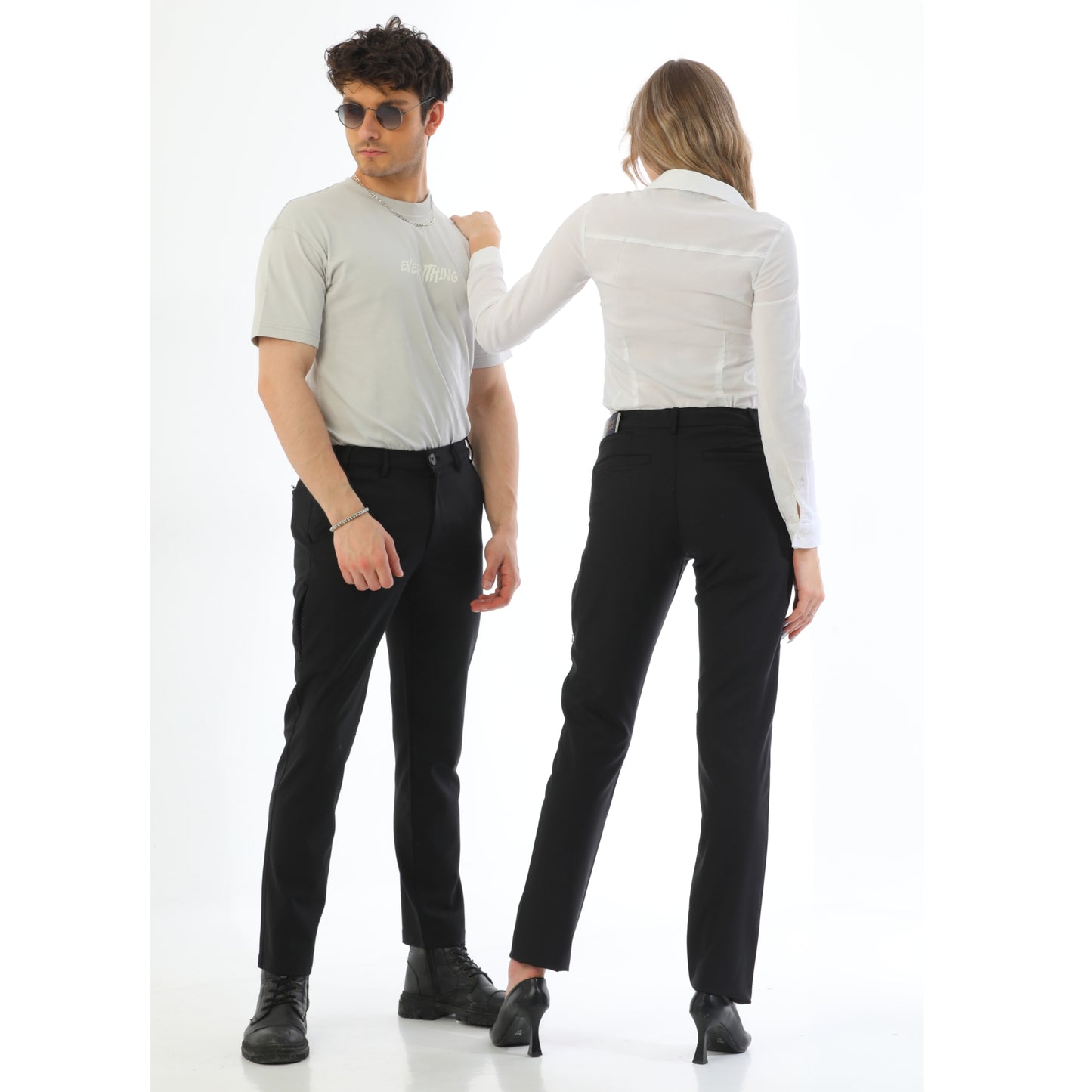 Merino Wool Pant V2 Blue/Grey/Black