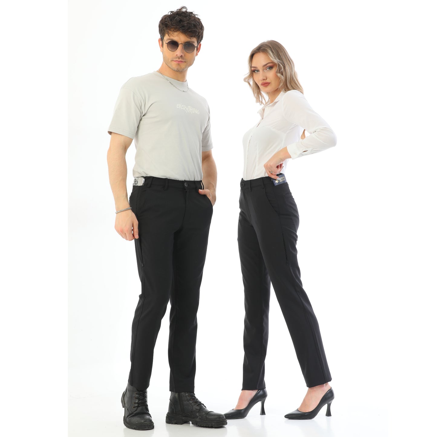 Merino Wool Pant V2 Blue/Grey/Black