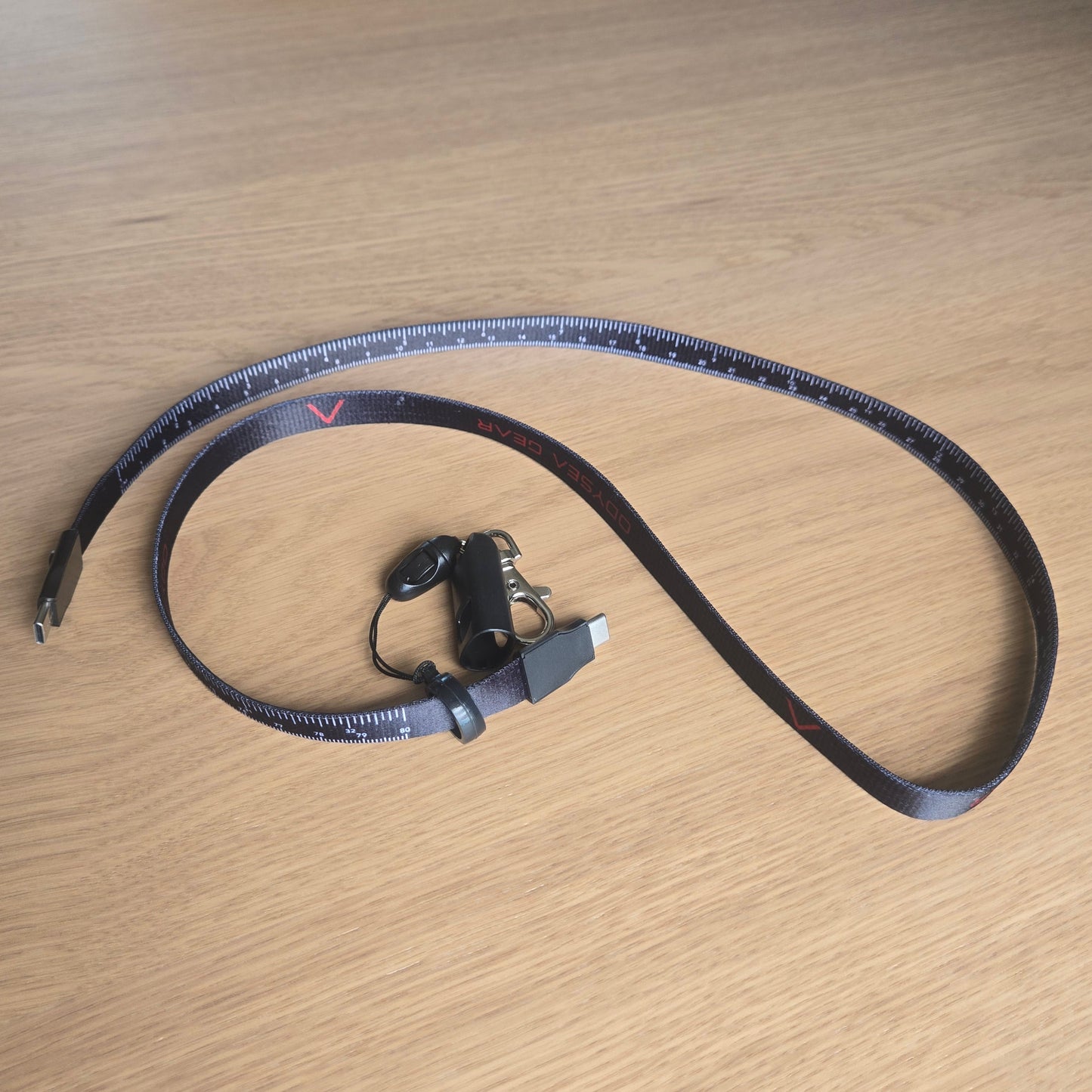 ODYSEA Lanyard USB Charging Cable / Measuring Tape