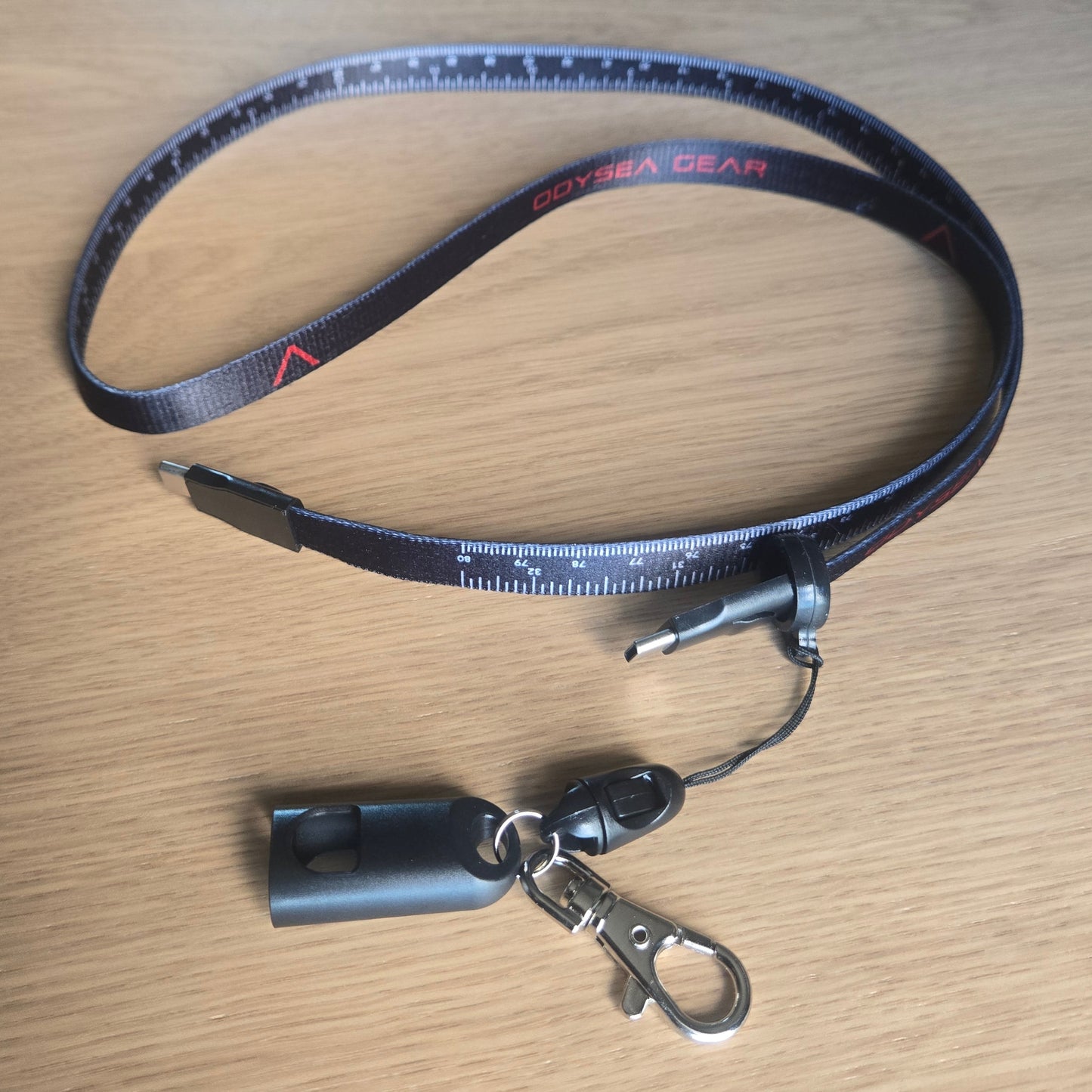 ODYSEA Lanyard USB Charging Cable / Measuring Tape