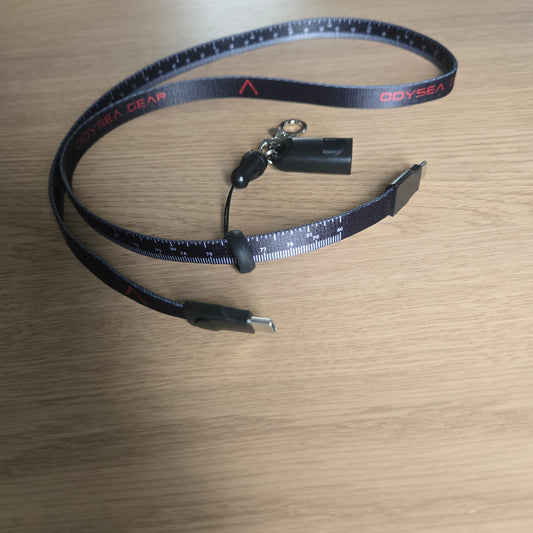 ODYSEA Lanyard USB Charging Cable / Measuring Tape